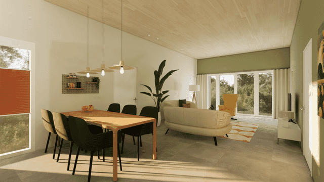 Impressie nieuwe woningen