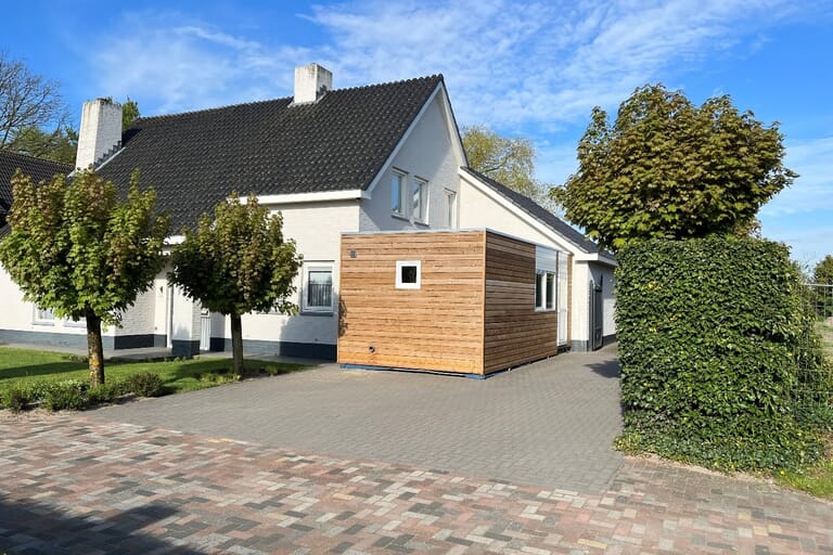 Uniek WMO zorgunit in voortuin St Oedenrode