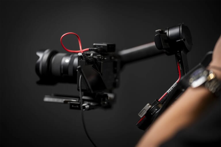 Camera op een statief