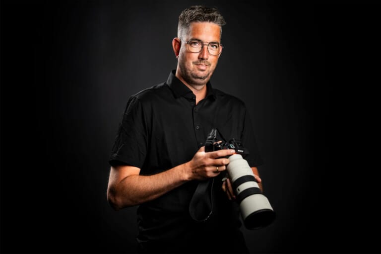 Man met camera