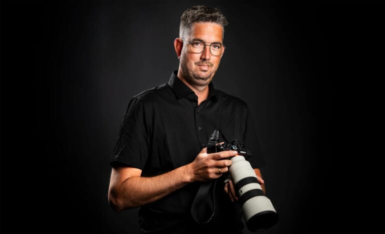 Man met camera