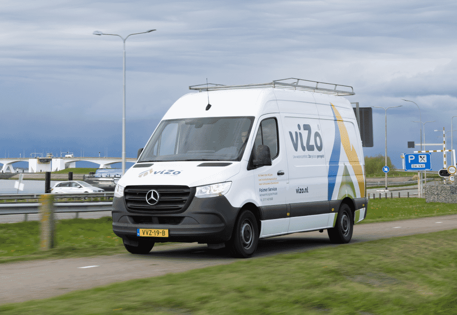 Duurzame warmtepomp kantoorpand