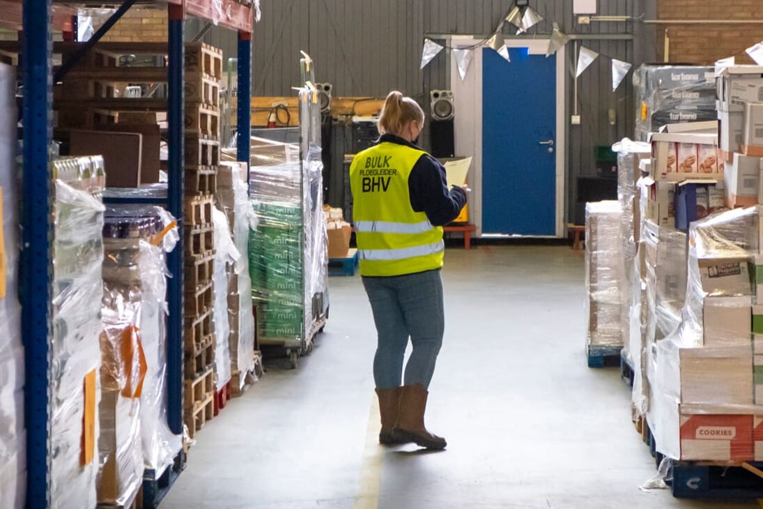 Orderverwerker distributiecentrum