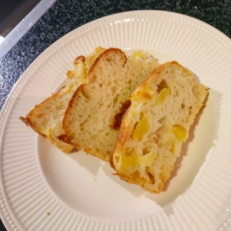 Bananencake van oliebollenmix