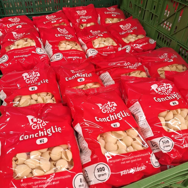 Het Pasta Gilde doneert 72.416 maaltijden