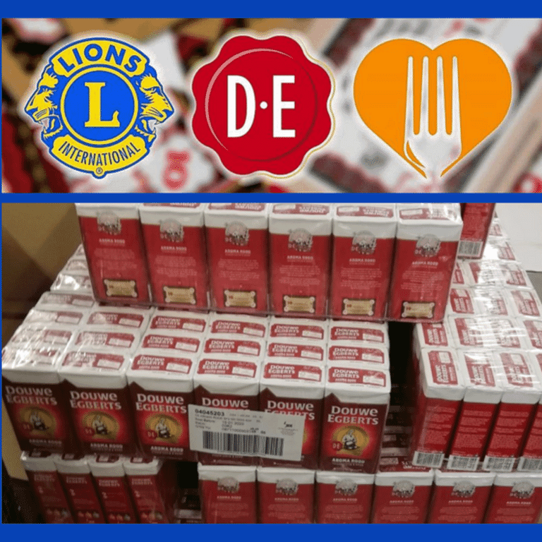 Lions Club zamelt ruim 1.5 miljoen DE-punten in voor Voedselbank Haaglanden