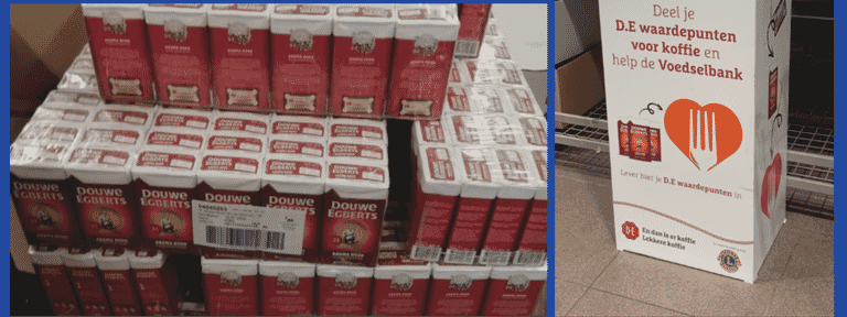 Lions Club zamelt ruim 1.5 miljoen DE-punten in voor Voedselbank Haaglanden