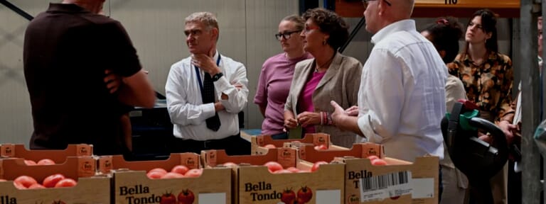 Werkbezoek EU commissie aan Distributiecentrum Haaglanden